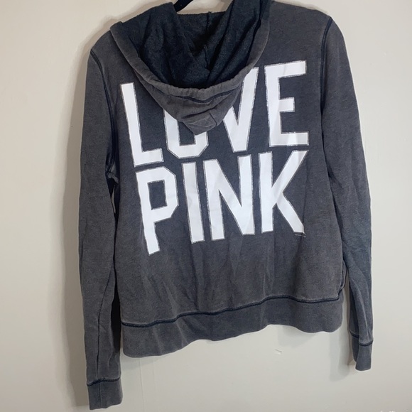 🐆Y2K PINK grey zip-up jacket! - Picture 4 of 7